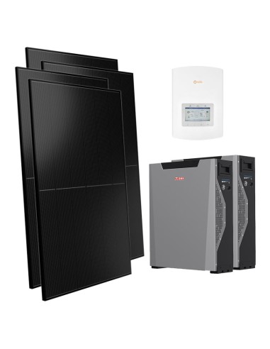Serie Pro: vendita online Kit fotovoltaico monofase 3000W inverter 3kW Solis litio 10.7kWh Weco 5k3 XP
