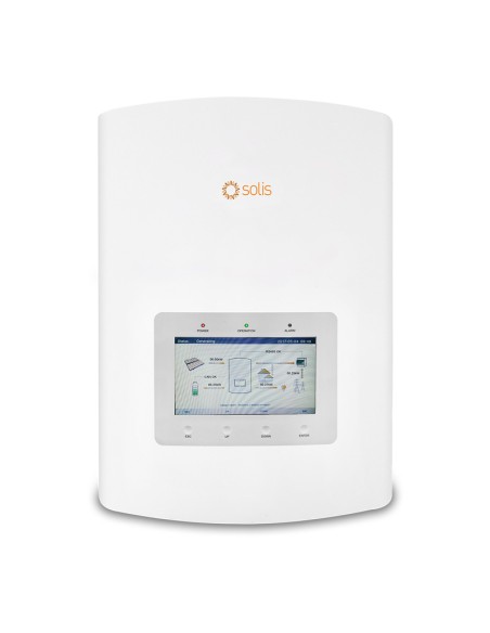 Kit fotovoltaico monofásico 5555W inversor Solis 5kW litio 21.4kWh Weco 5k3 XP