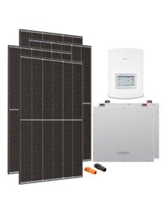 Single-phase photovoltaic kit 4095W Solis inverter 3.6kW lithium 10.24kWh Dyness