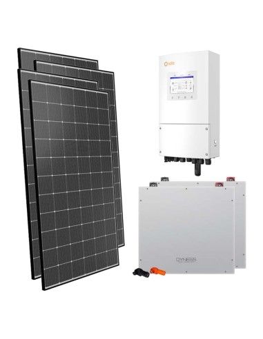Einphasige Photovoltaik-Kit 5050W Wechselrichter Solis 5kW Akku 10.24kWh DL5.0C Dyness