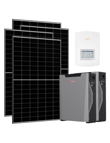 Serie Pro: vendita online Kit fotovoltaico monofase 4230W inverter Solis 3.6kW litio 10.7kWh Weco 5k3 XP