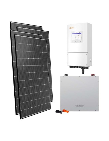 Einphasige Photovoltaik-Kit 6060W Wechselrichter Solis 6kW Akku 5.12kWh DL5.0C Dyness