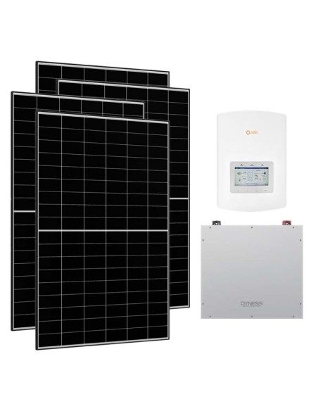 Single-phase photovoltaic kit 4230W Solis inverter 3.6kW lithium 5.12kWh Dyness
