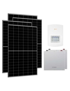 Kit photovoltaïque monophasé 4230W onduleur Solis 3.6kW cumul 10.24kWh Dyness