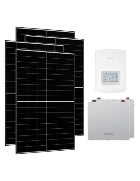 Single-phase photovoltaic kit 4230W Solis inverter 3.6kW lithium 10.24kWh Dyness