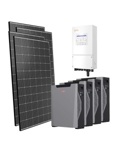 Einphasiges Photovoltaik-Kit 5050W Wechselrichter 5kW Solis Lithium 21.48kWh Weco