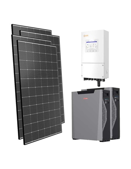Serie Pro: vendita online Kit fotovoltaico monofase 8080W inverter 8kW Solis litio 10.7kWh Weco 5k3 XP