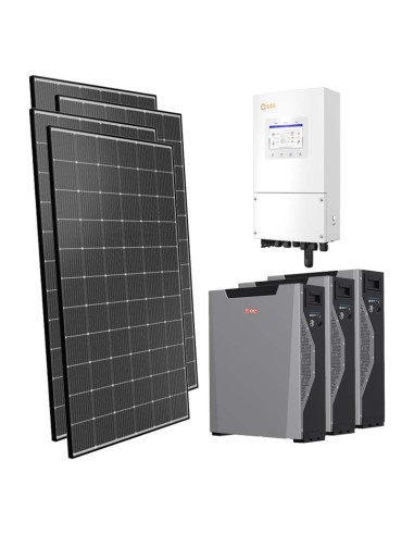 Einphasiges Photovoltaik-Kit 8080W Wechselrichter 8kW Solis Lithium 16.1kWh Weco