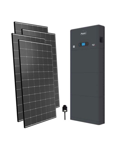 Kit fotovoltaico monofásico 5555W inversor Zucchetti 5kW batería litio 20.48kWh