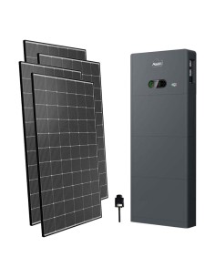 Kit fotovoltaico trifásico 8080W inversor Zucchetti 8kW batería litio 10.24kWh