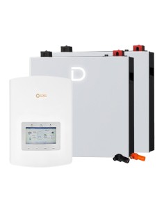Système de stockage monophasé onduleur 5kW Solis lithium 10.24kWh Dyness DL5.0C PRO