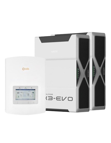 Single-phase storage system Solis 3kW inverter 10.44kWh lithium battery Weco 5k3 EVO