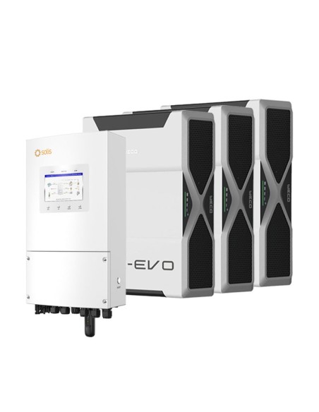 Single-phase storage system Solis 6kW LV inverter 15.66kWh lithium battery Weco 5k3 EVO