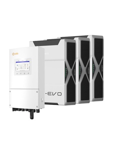 Einphasige Speichersystem Wechselrichter LV Solis 8kW Lithium 15.66kWh Weco 5k3 EVO