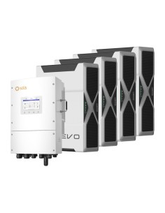 Dreiphasige Speichersystem Wechselrichter LV Solis 10kW Lithium 20.88kWh Weco 5k3 EVO