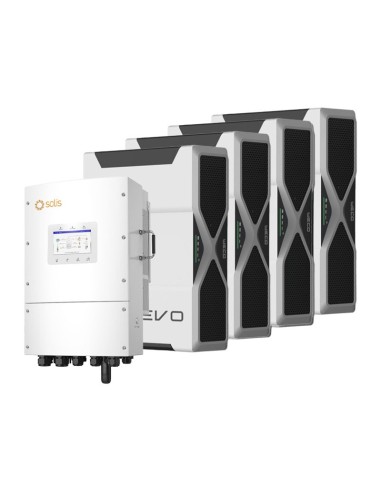 Solis con batterie Weco: vendita online Sistema di accumulo trifase inverter ibrido LV Solis 10kW litio 20.88kWh Weco 5k3 EVO