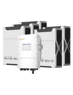 Dreiphasige Speichersystem Wechselrichter LV Solis 15kW Lithium 26.1kWh Weco 5k3 EVO