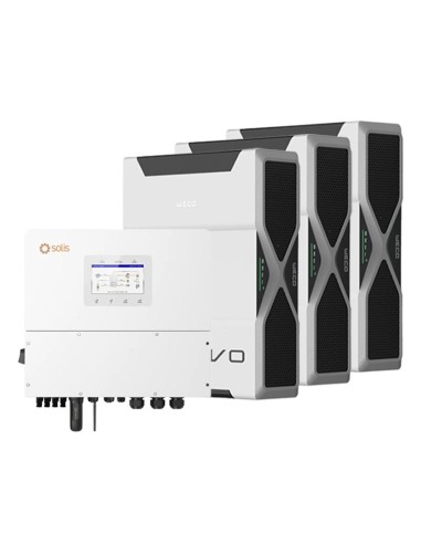 Three-phase storage system Solis 15kW inverter 15.66kWh lithium battery Weco 5k3 EVO