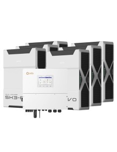 Three-phase storage system Solis 15kW inverter 31.32kWh lithium battery Weco 5k3 EVO