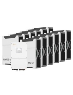 Solis con batterie Weco: vendita online Sistema di accumulo trifase inverter ibrido Solis 50kW litio 62.64kWh Weco 5k3 EVO