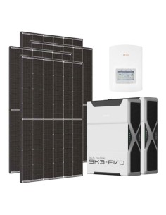 Serie Pro: vendita online Kit fotovoltaico monofase 6300W inverter Solis 6kW litio 10.4kWh Weco EVO 5k3