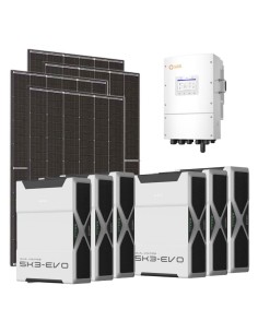 Dreiphasiges Photovoltaik-Kit 15300W Wechselrichter Solis LV 15kW Lithium 31.3kWh Weco EVO 5k3