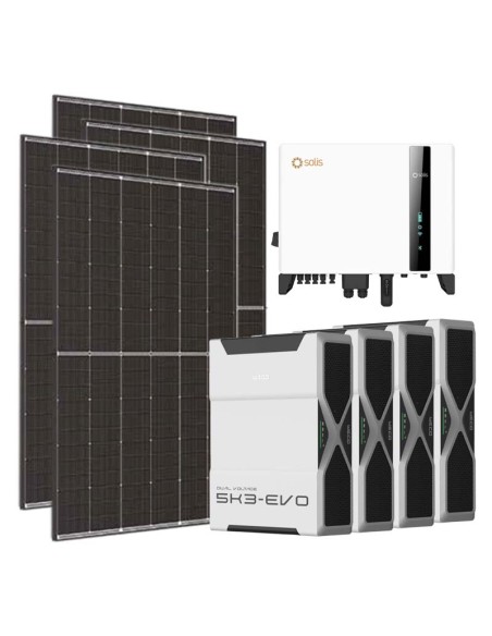 Serie Pro: vendita online Kit fotovoltaico trifase 8100W inverter Solis 8kW litio 20.8kWh Weco EVO 5k3
