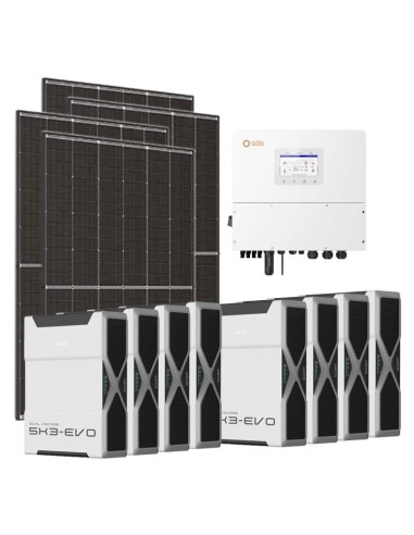 Serie Pro: vendita online Kit fotovoltaico trifase 20700W inverter Solis 20kW litio 41.7kWh Weco EVO 5k3