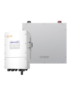 Système de stockage triphasé onduleur Solis LV 8kW lithium 5.12kWh DL5.0C Dyness