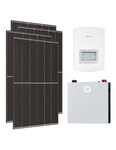 Serie Pro: vendita online Kit fotovoltaico monofase 3185W inverter 3kW Solis litio 5.12kWh Dyness DL5.0C PRO