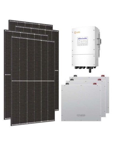Dreiphasen Photovoltaik-Kit 8190W Wechselrichter Solis LV 8kW lithium 15.36kWh Dyness DL5.0C