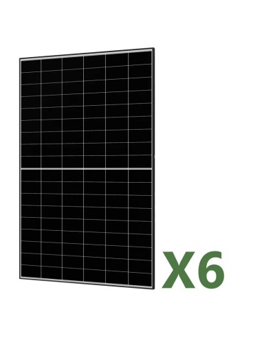 Standard Asiatico: vendita online Set di 6 pannelli solari fotovoltaici 475W tot. 2850W mono AIKO cornice nera