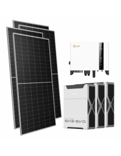 Dreiphasiges Photovoltaik-Kit 8330W Wechselrichter Solis 8kW Lithium 15.66kWh Weco EVO 5k3