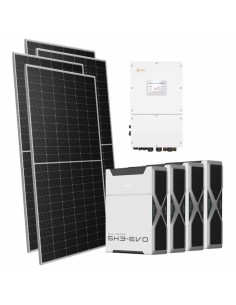 Three-phase photovoltaic kit 30940W Solis 30kW inverter 20.88kWh lithium Weco EVO 5k3