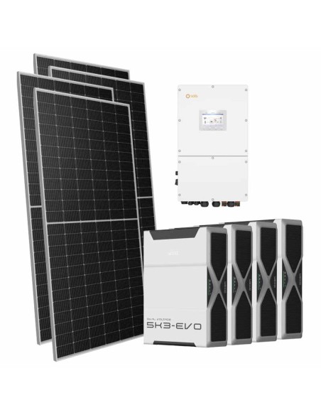 Serie Pro: vendita online Kit fotovoltaico trifase 30940W inverter Solis 30kW litio 20.88kWh Weco EVO 5k3