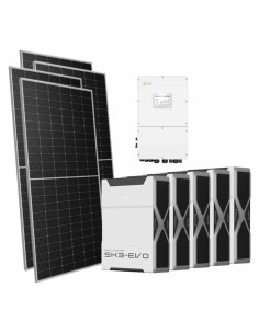 Serie Pro: vendita online Kit fotovoltaico trifase 30940W inverter Solis 30kW litio 26.1kWh Weco EVO 5k3