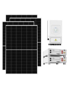 Kit fotovoltaico monofásico 6825W inversor Deye 6kW litio 10.24kWh SE-G5.1 Pro-B