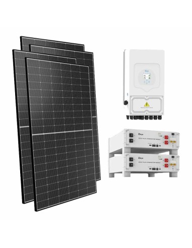 Kit photovoltaïque monophasé 6750W Deye 6kW lithium 10.24kWh SE-G5.1 Pro-B