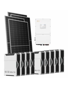 Serie Pro: vendita online Kit fotovoltaico trifase 49980W inverter Solis 50kW litio 46.98kWh Weco EVO 5k3