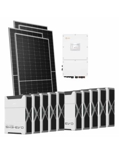 Dreiphasiges Photovoltaik-Kit 49980W Wechselrichter Solis 50kW Lithium 62.64kWh Weco EVO 5k3