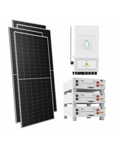 Serie Pro: vendita online Kit fotovoltaico monofase 6545W inverter Deye 6kW litio 15.36kWh SE-G5.1 Pro-B