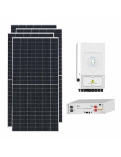 Single-phase photovoltaic kit 6435W Deye 6kW lithium 5.12kWh SE-G5.1 Pro-B