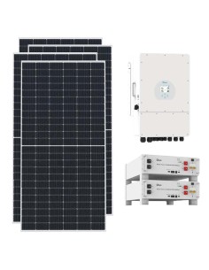 Einphasiger Photovoltaik-Kit 6435W-inverter Deye 6kW Akku 10.24kWh SE-G5.1 Pro-B