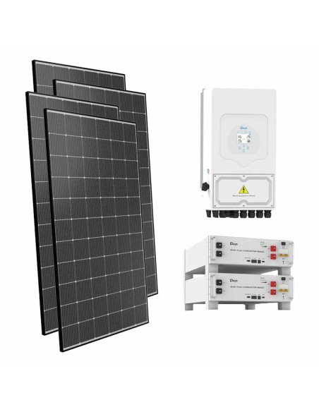 Serie Pro: vendita online Kit fotovoltaico monofase 6060W inverter Deye 6kW litio 10.24kWh SE-G5.1 Pro-B