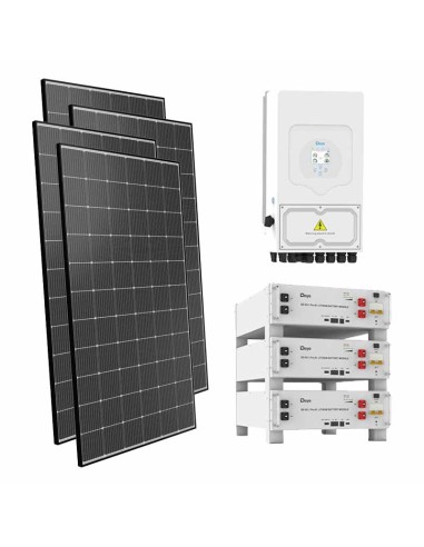 Einphasiger Photovoltaik-Kit 6060W-inverter Deye 6kW Akku 15.36kWh SE-G5.1 Pro-B