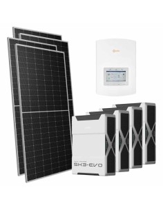 Single-phase photovoltaic kit 5950W Solis 5kW inverter 20.8kWh lithium Weco EVO 5k3