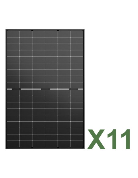 Set pannelli fotovoltaici: vendita online Set di 11 pannelli solari fotovoltaici bifacciali 515W tot. 5665W mono Jinko Solar ...