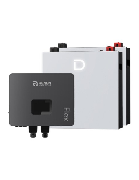Single-phase off-grid storage system Renon Power 6kW lithium 10.24kWh Dyness DL5.0C Pro inverter