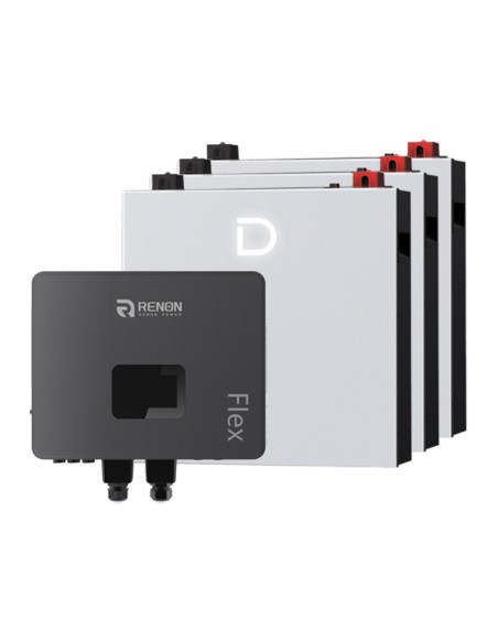 Einphasiges netzunabhängiges Speichersystem Renon Power 6-kW-Wechselrichter Dyness DL5.0C Pro 15.36-kWh-Lithiumbatterie