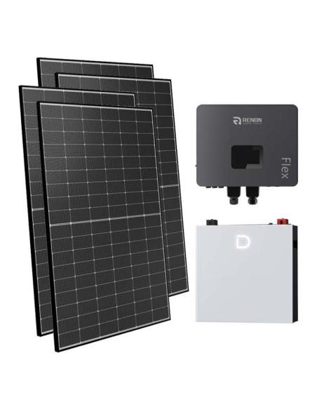 Netzunabhängig Einphasiges Photovoltaik-Kit 6300W Renon Power 6kW Lithium 5.12kWh Dyness DL5.0C Pro